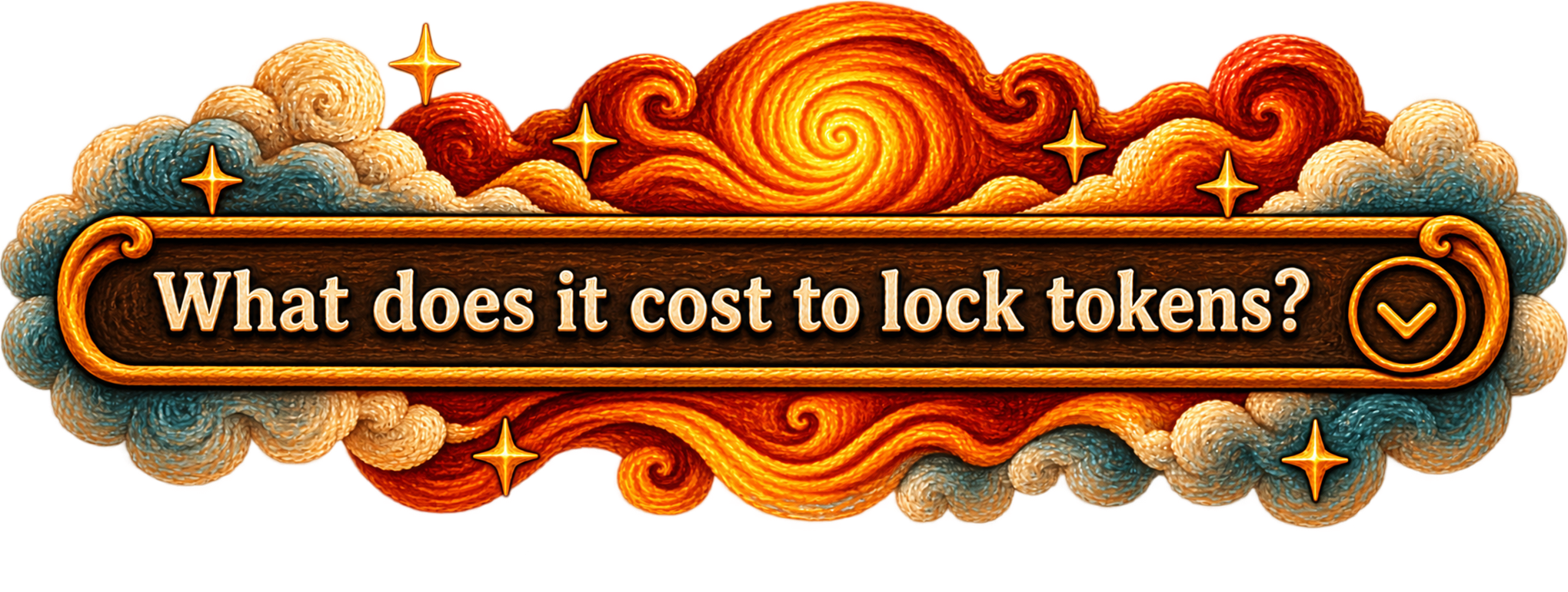 What does it cost to lock tokens?