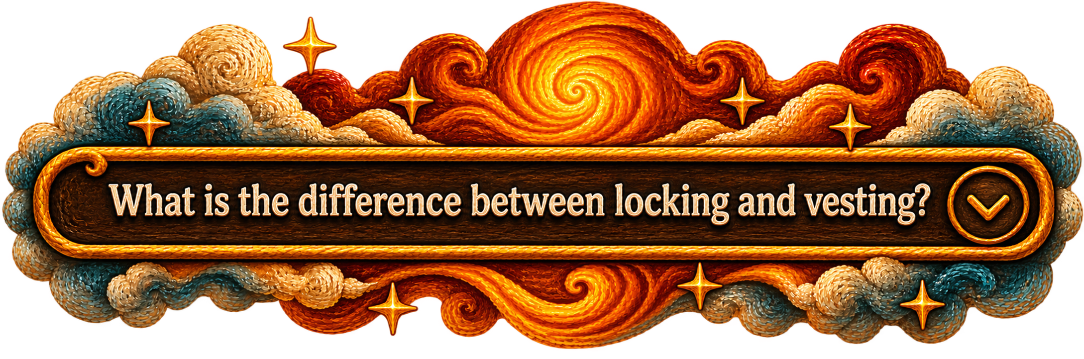 What is the difference between locking and vesting?