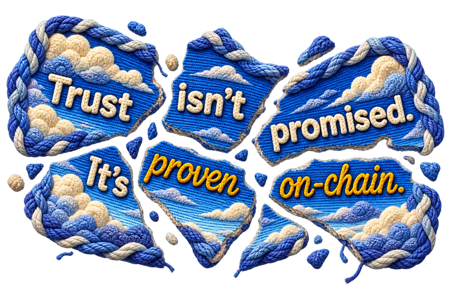 Trust isn't promised. It's proven on-chain.